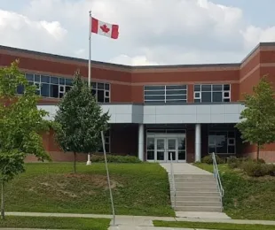 Abraham Erb Public School front entrance