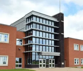 Huron Heights Secondary School front entrance