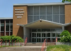 Waterloo Collegiate Institute front entrance